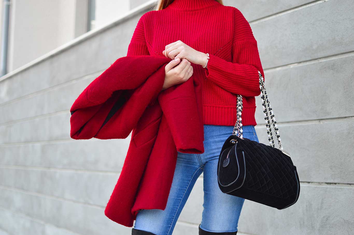How to wear red this fall